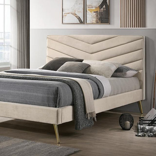 VIVAR Twin Bed, Beige image