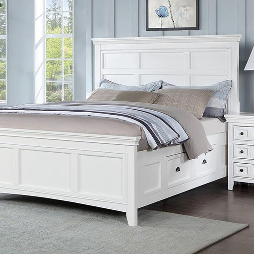 CASTILE Full Bed, White image
