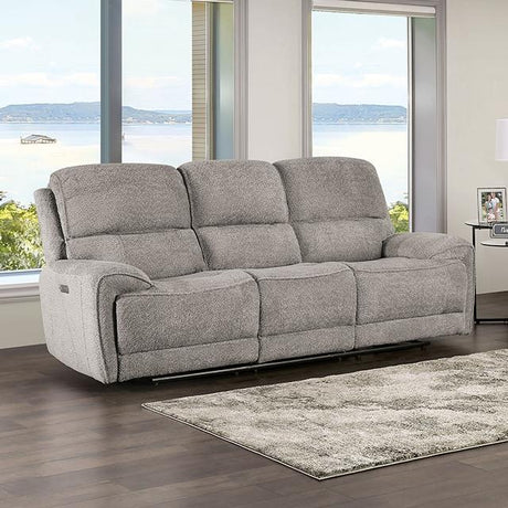 MORCOTE Power Sofa, Light Gray - Furniture World