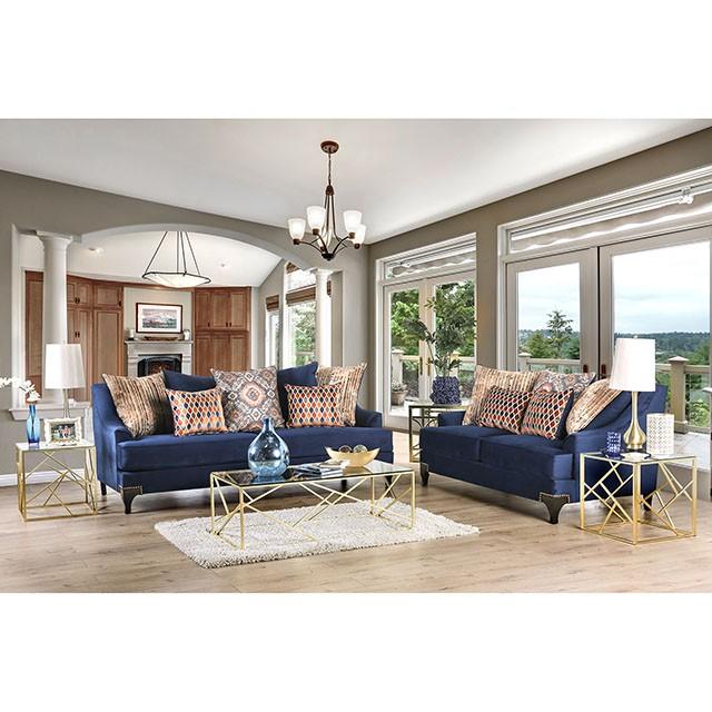 Sisseton Navy Sofa - Furniture World