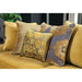 Viscontti Gold/Gray Sofa, Gold - Furniture World