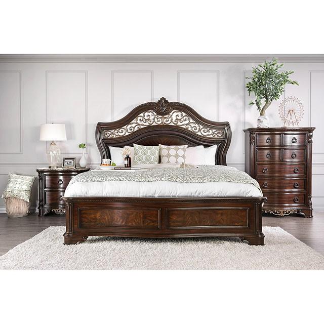Menodora Brown Cherry Dresser - Furniture World