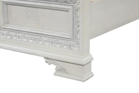 Stella Mia 4 Pc 5 Pc Queen Bedroom Set White - Furniture World