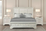 Stella Mia 4 Pc 5 Pc Queen Bedroom Set White - Furniture World