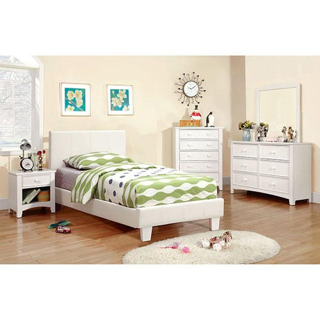 Winn Park Cal.King, E.King, Twin, & Full Bed Chrome, Gray, Brown, & Chrome - Furniture World