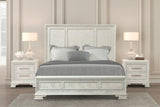 Stella Mia 4 Pc 5 Pc Queen Bedroom Set White - Furniture World