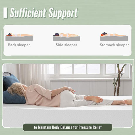 Coreopsis 10" E.King Memory Foam Wave Comfort - Furniture World