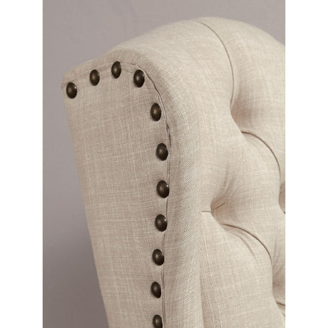 Wingback Chair, Beige (2/CTN) - Furniture World