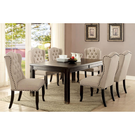 Wingback Chair, Beige (2/CTN) - Furniture World