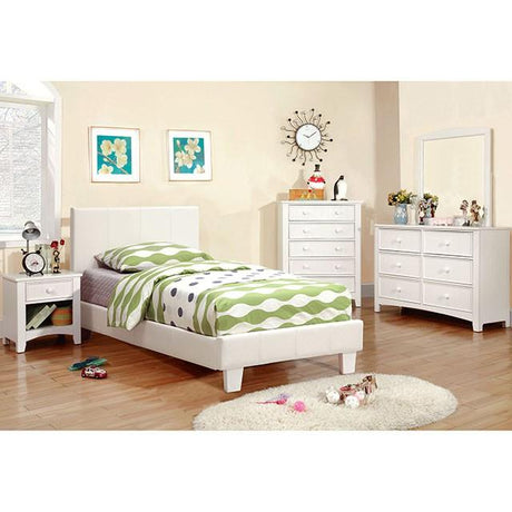 Winn Park Cal.King, E.King, Twin, & Full Bed Chrome, Gray, Brown, & Chrome - Furniture World