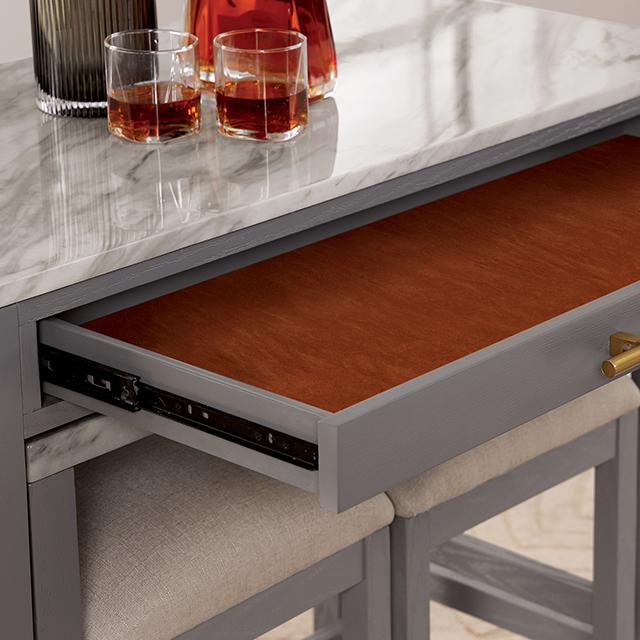 WHITEHALL Counter Ht. Table - Furniture World