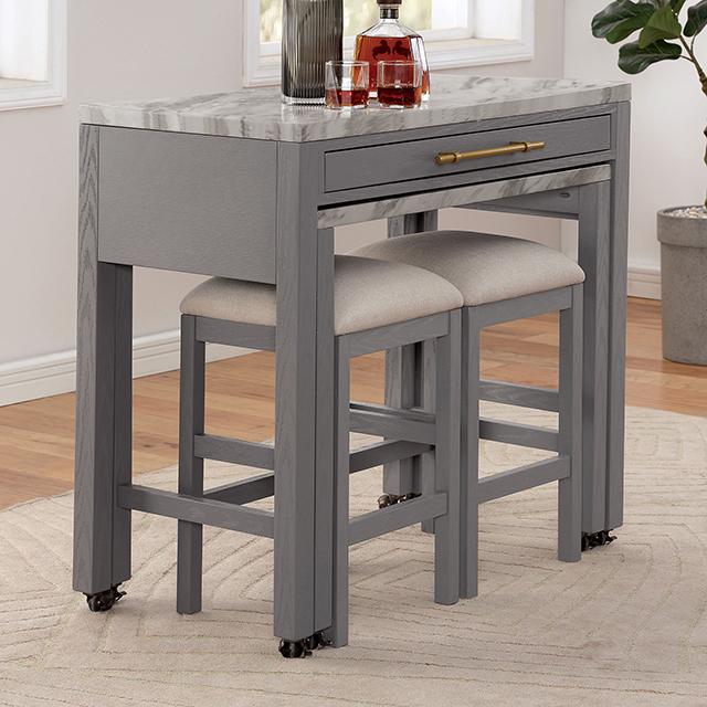 WHITEHALL Counter Ht. Table - Furniture World