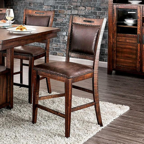 Wichita Light Walnut Counter Ht. Chair (2/CTN) - Furniture World