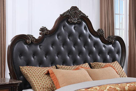 Ventresca Bed White & Chrome - Furniture World