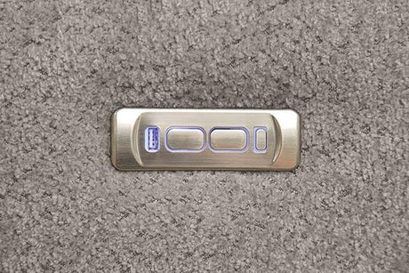MORCOTE Power Sofa, Light Gray - Furniture World