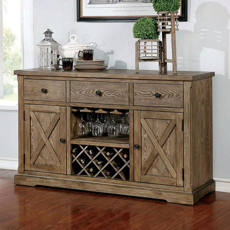 Julia Light Oak Server - Furniture World