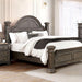 Pamphilos 4 & 5 Piece Queen Bedroom Set Gray & White - Furniture World