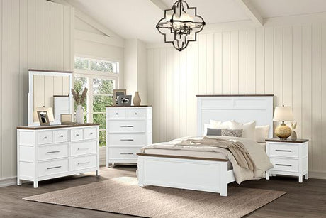Bed Pinetop Blue & White - Furniture World