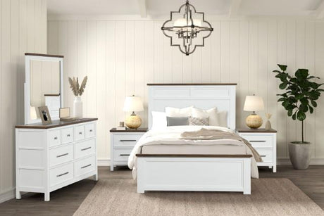 Bed Pinetop Blue & White - Furniture World