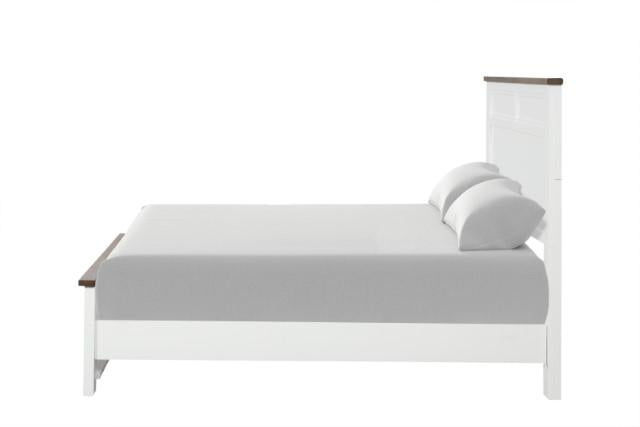 Pinetop Twin & Full Bed White & Blue