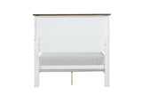 Pinetop Twin & Full Bed White & Blue