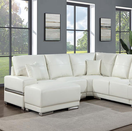 ALTHEA Sectional, White - Furniture World