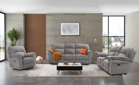 JOSIAS Sofa, Light Gray Fabric - Furniture World