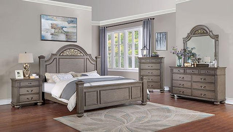 SYRACUSE Mirror, Gray - Furniture World
