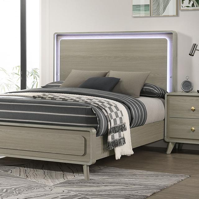 Rainier Queen Bedroom Set Gray