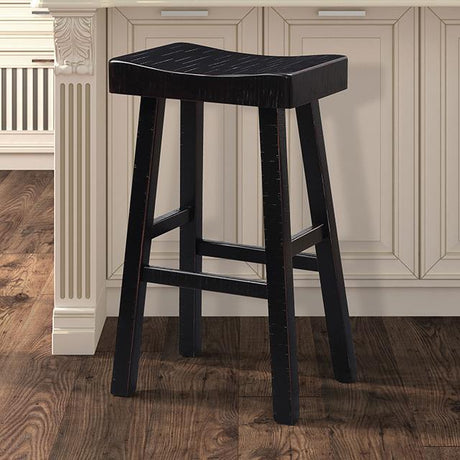 Biasca 29" Stool (2/CTN) White, Brown, & Black - Furniture World