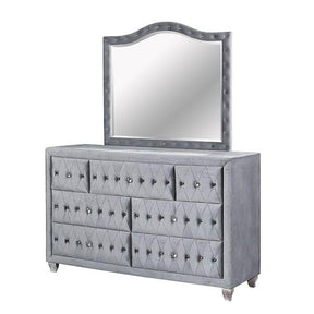 Alzir Dresser Gray - Furniture World