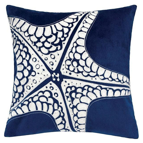Jude Indigo 20" X 20" Pillow, Indigo - Furniture World