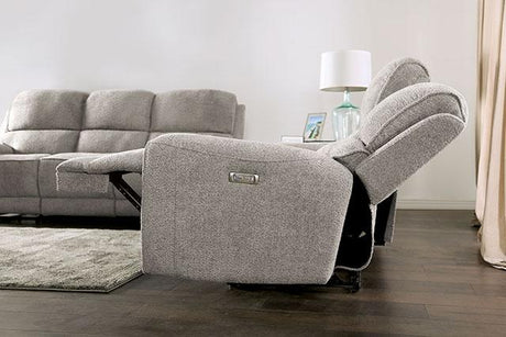 MORCOTE Power Sofa, Light Gray - Furniture World