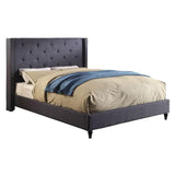 Anabelle E.King Bed Purple & Natural - Furniture World