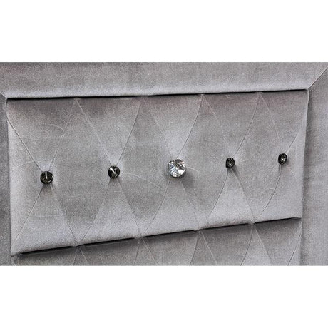 Alzir Night Stand Gray - Furniture World