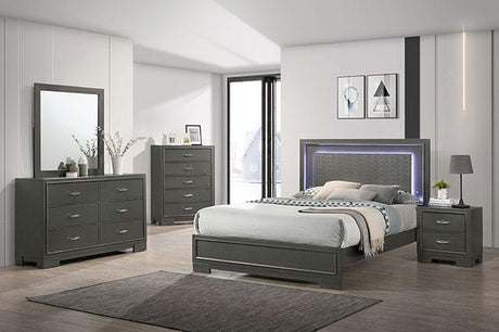 ALISON Night Stand, Dark Walnut - Furniture World
