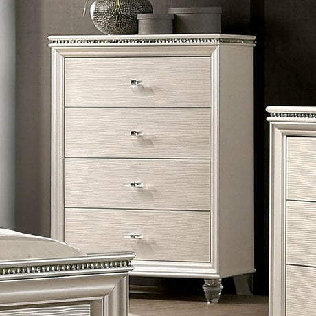 ALLIE Chest Beige & Brown - Furniture World