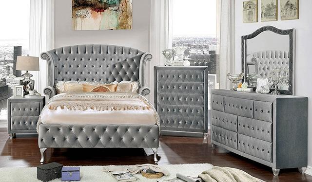 Alzir 4 & 5 Pc Queen Bedroom Set - Furniture World