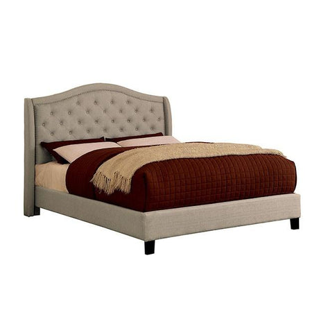 Carly Bed Grey & Brown - Furniture World