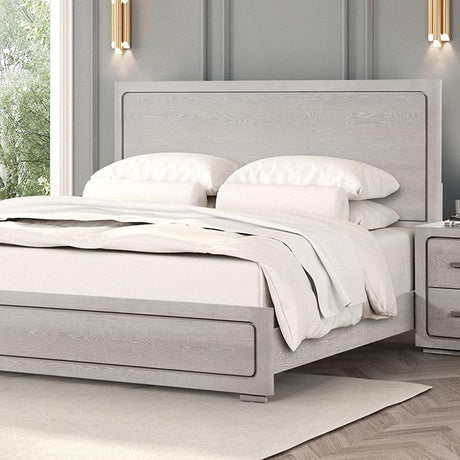 Crowthorne Bed White & Grey - Furniture World