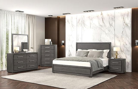 Crowthorne Bed White & Grey - Furniture World