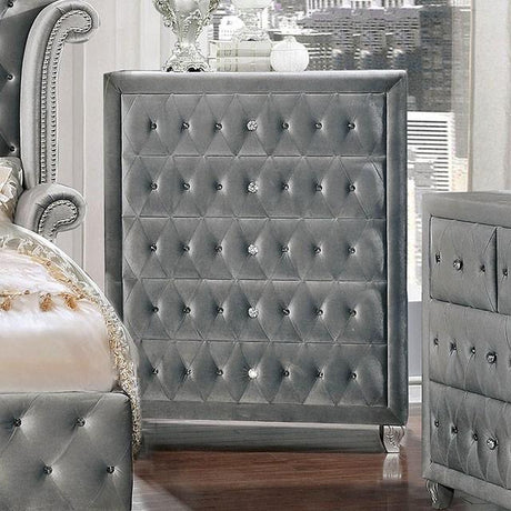 Alzir Chest Gray - Furniture World