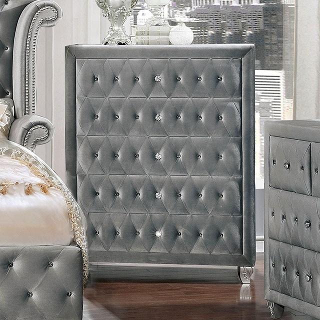 Alzir Chest Gray - Furniture World