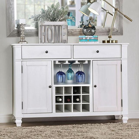 Kaliyah Antique White Server - Furniture World