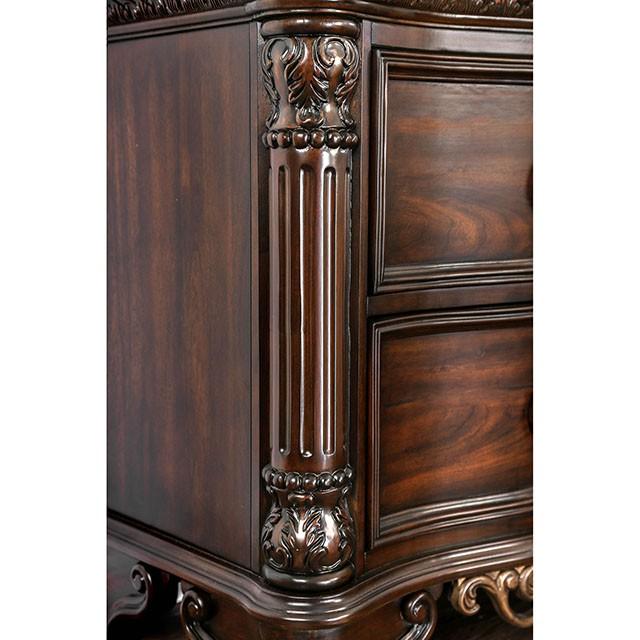 Menodora Brown Cherry Dresser - Furniture World