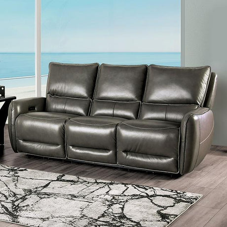 PHINEAS Power Sofa, Gray - Furniture World