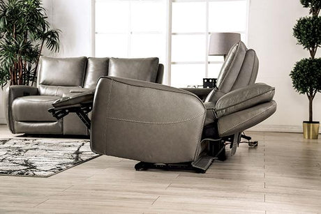 PHINEAS Power Sofa, Gray - Furniture World