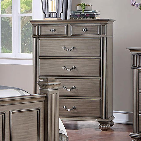 SYRACUSE Chest, Gray - Furniture World