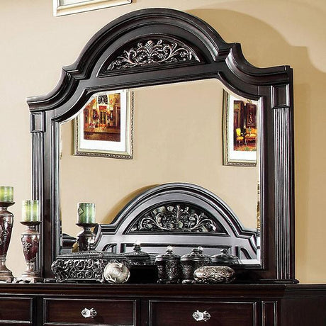 Syracuse Dark Walnut Mirror - Furniture World