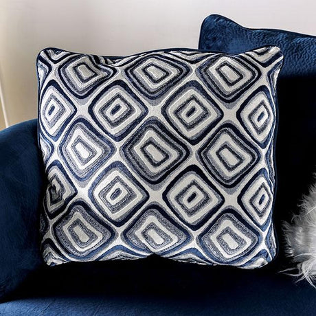 WALDSTONE Loveseat, Navy - Furniture World